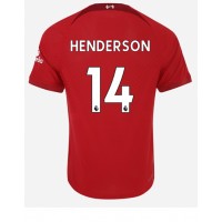 Fotbalové Dres Liverpool Jordan Henderson #14 Domácí 2022-23 Krátký Rukáv